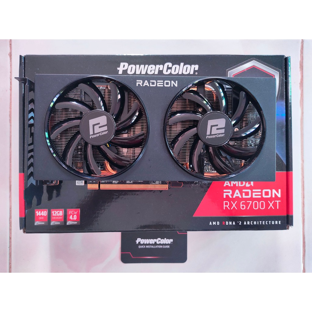 Jual Powercolor Fighter AMD Radeon RX 6700 XT 12GB GDDR6 | Shopee Indonesia