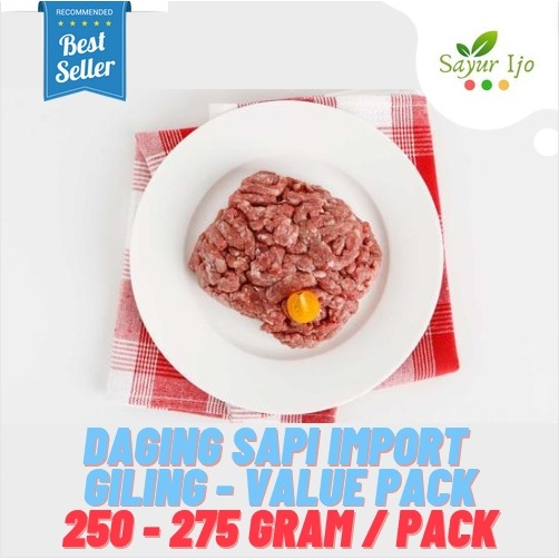 Jual Daging Sapi Giling Import VP 250 - 275 Gram / Pack Fresh Frozen ...