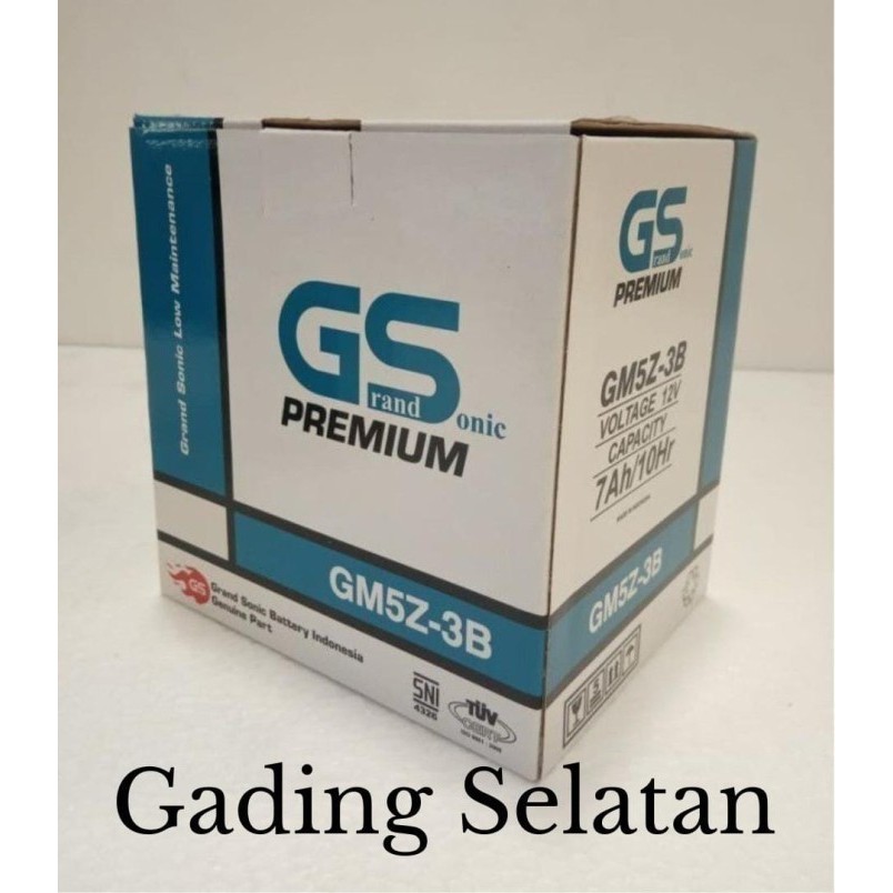 Jual Aki motor vega r gm5z-3b aki basah GS grand sonic | Shopee Indonesia