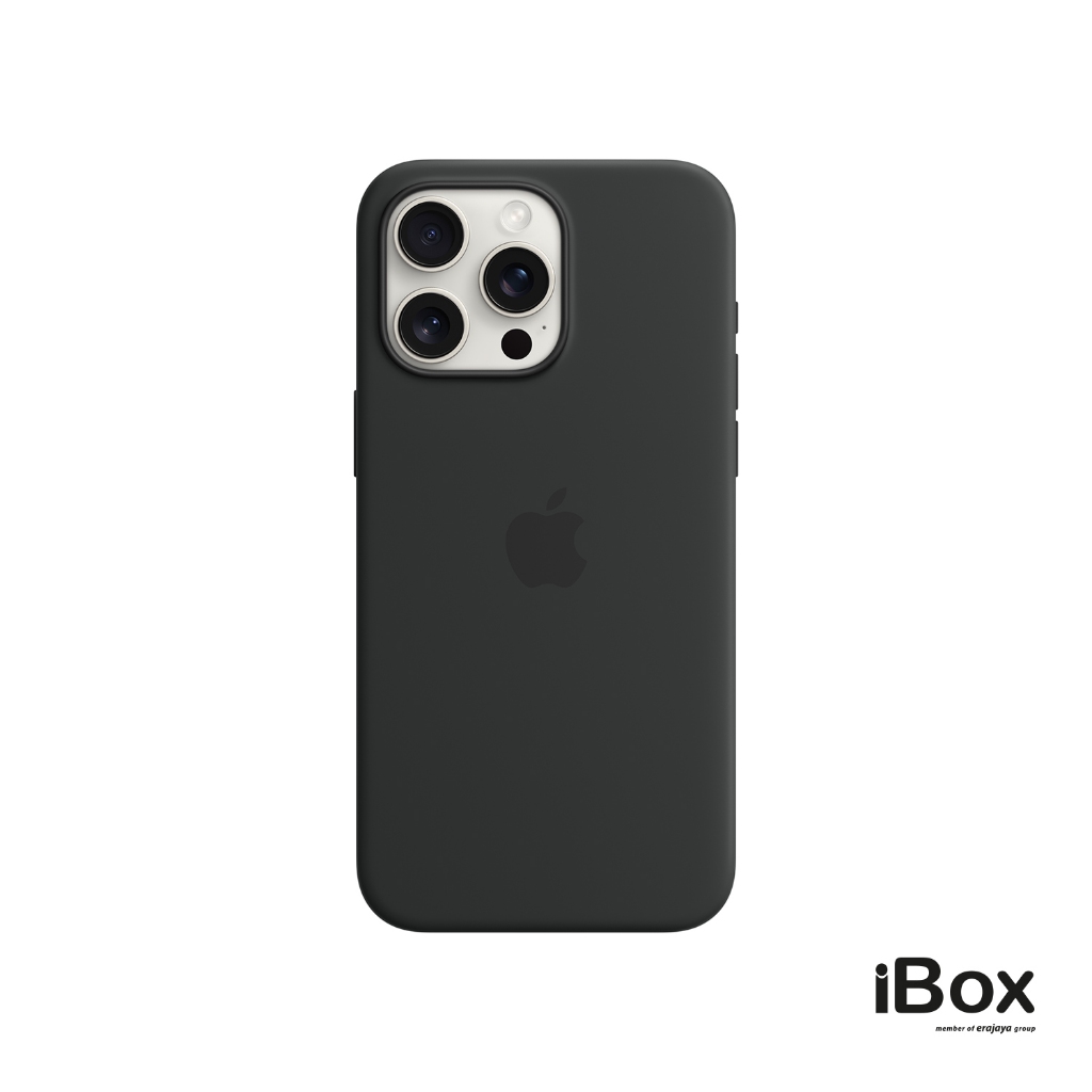 Jual Apple iPhone 15 Pro Max Silicone Case with MagSafe, Black | Shopee