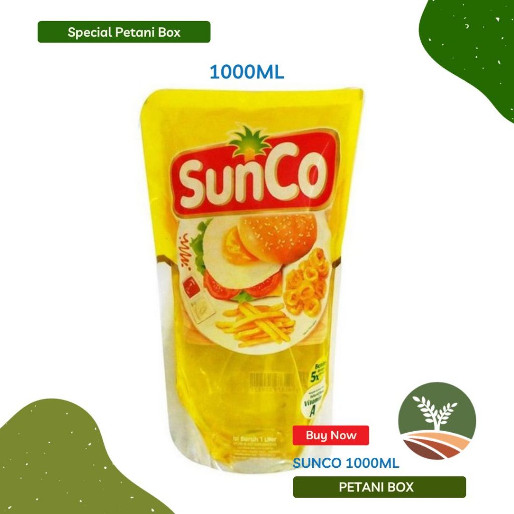 Jual Minyak Goreng Sunco 500ml 1 Liter 2 Liter Petani Box | Shopee ...
