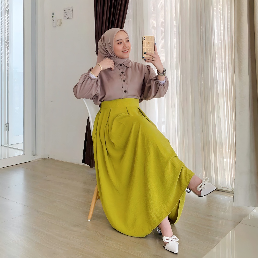 Jual SETELAN ROK FINOLA AYUCITRA PAKAIAN WANITA KEKINIAN TERBARU ATASAN ...