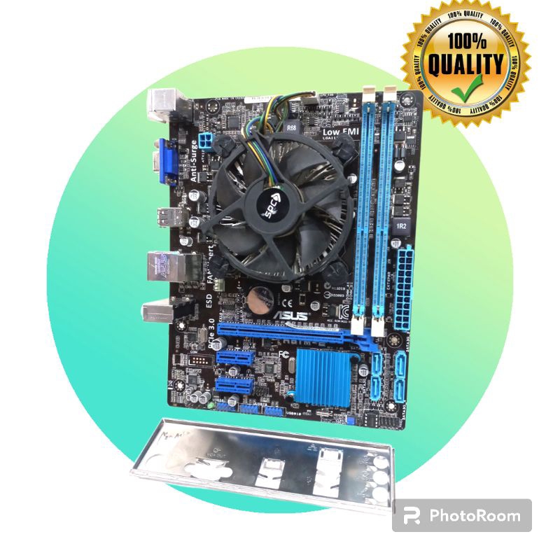 Jual Motherboard Asus H61MLX Lengkap Processor i3 Murah Shopee Indonesia