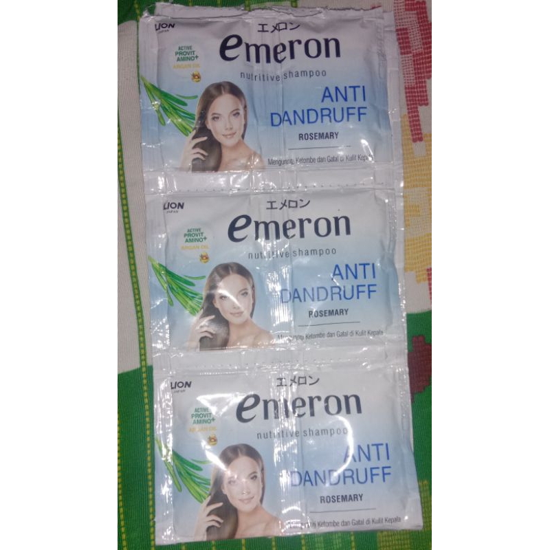 Jual Emeron Shampoo Anti Dandruff Renceng Shopee Indonesia