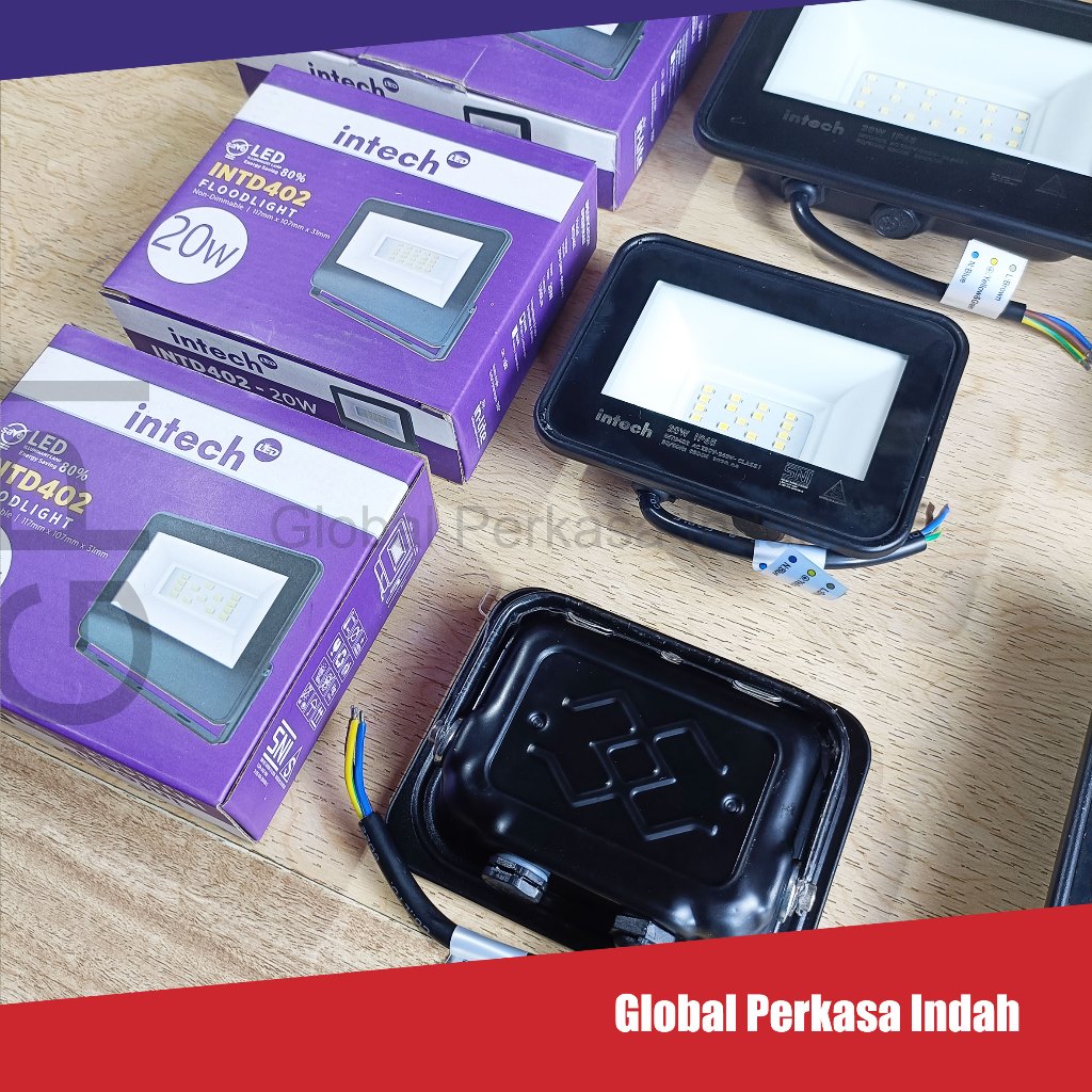 Jual Intech Inlite Lampu Sorot Flood Light Led 30w - INTD402 | Shopee ...