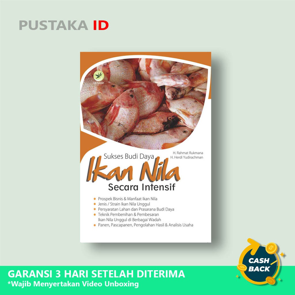 Jual Buku Sukses Budi Daya Ikan Nila Secara Intensif Original Shopee Indonesia