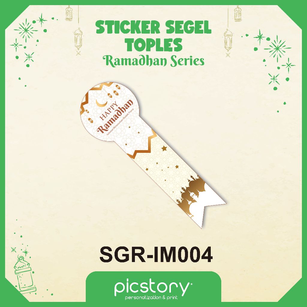 Jual Stiker Toples Kue Ramadhan - Cetak Sticker Label Segel | Shopee ...