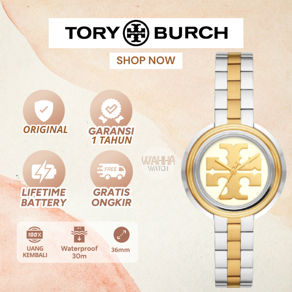 Jual [ORIGINAL]-[COD] ✓ Jam Tangan Wanita Tory Burch TBW6209