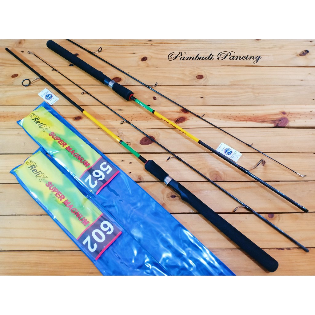 Jual RELIX | Joran RELIX SUPER MAGNUM Spinning Fishing Rod - Ring FUJI ...