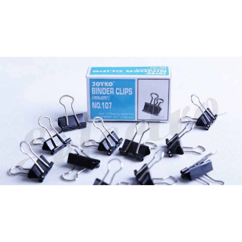 Jual BINDER CLIPS JOYKO / PENJEPIT KERTAS // 107 / 111 / 155 / 200 ...