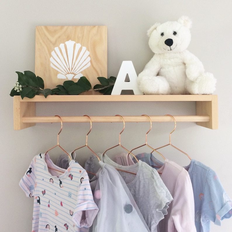 Jual Hanging shelf Rak Hanger Rak sekaligus Gantungan Pakaian | Shopee ...