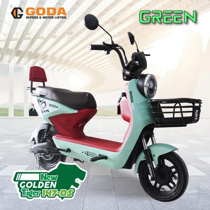 Jual Sepeda Listrik Goda Ds Tiger V Ah W Jarak Tempuh Km