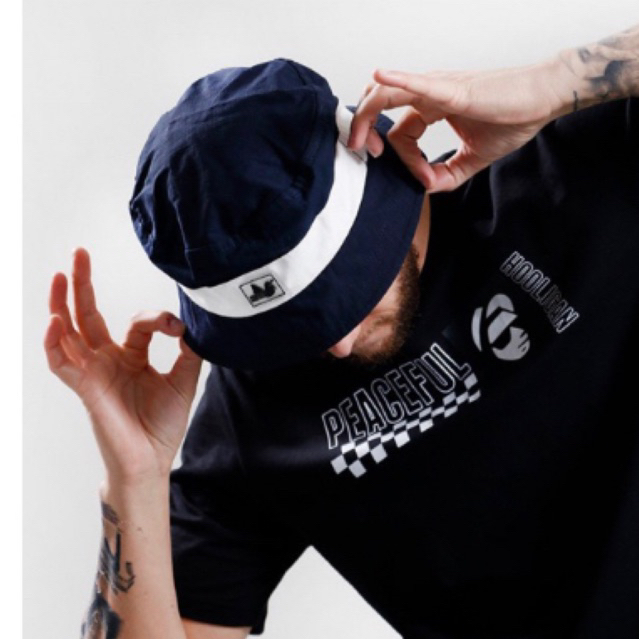 Jual bucket hat peaceful hooligan moreccud navy originals bnwtip Shopee Indonesia