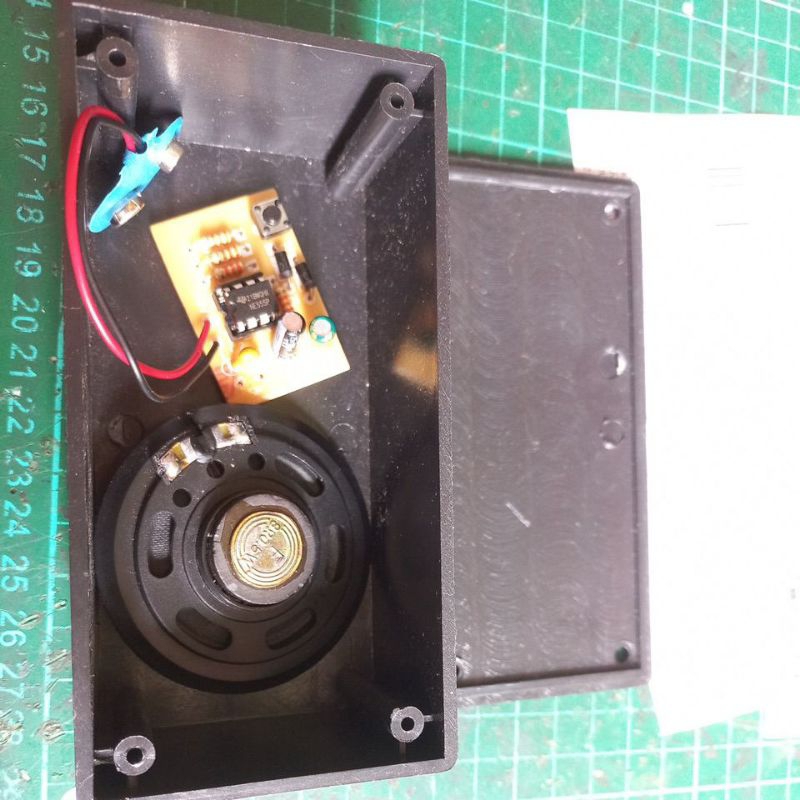 Jual Rangkaian Sirene Mini Sudah Solder + boks + baterai Shopee Indonesia
