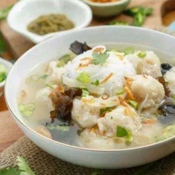 Jual setenga kg tekwan kering+bumbu tekwan ikan asli | Shopee Indonesia