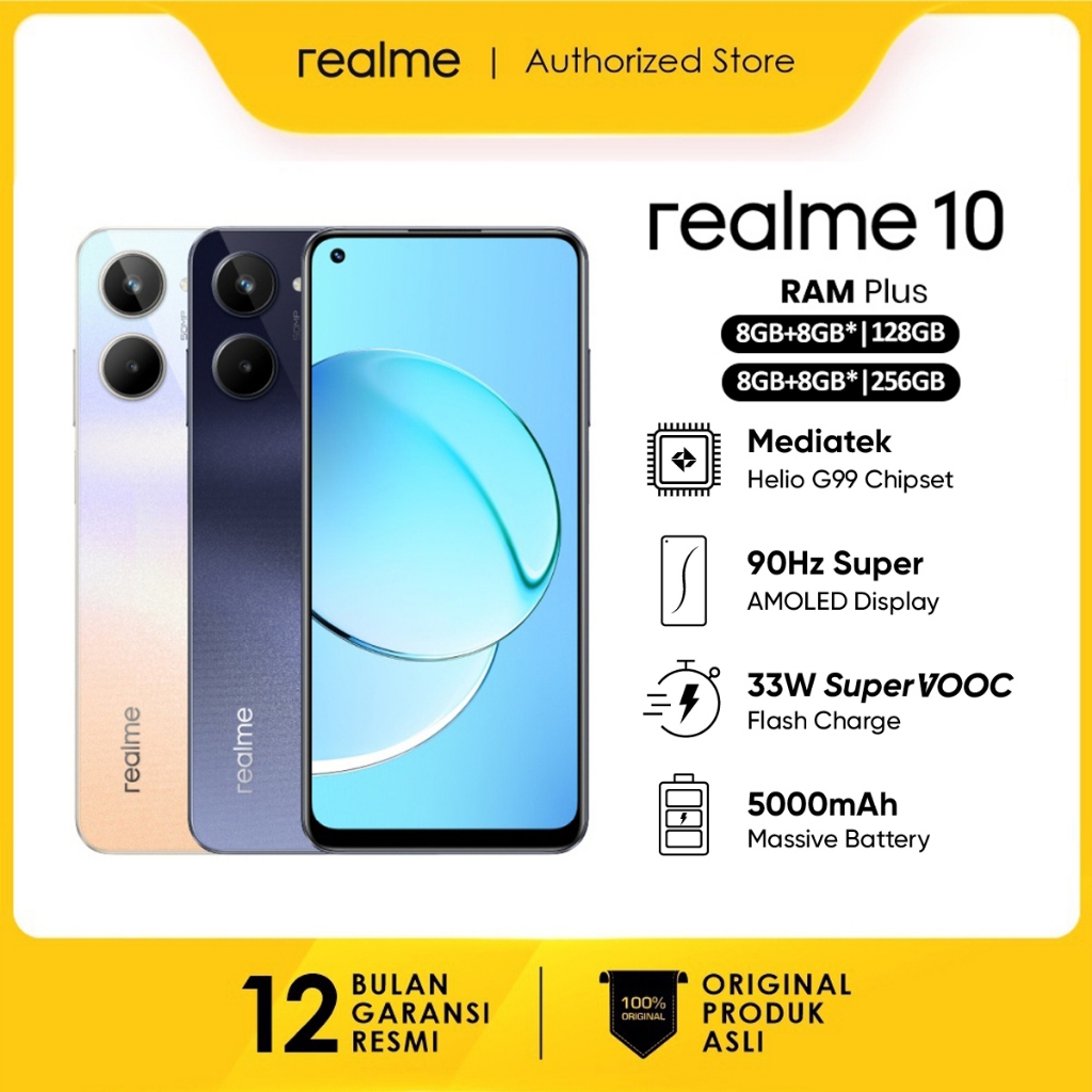 Jual Realme 10 Pro Ram 12 Spesifikasi Original, Murah & Diskon