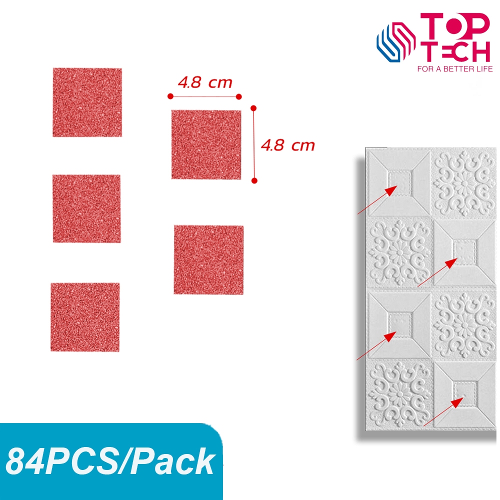 Jual Toptech - WALLPAPER 3D FOAM MOTIF BATIK WALLSTICKER 70X70CM WALL ...