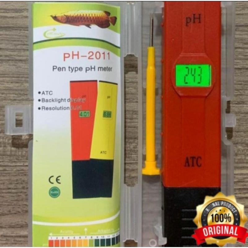 Jual pH meter digital type pen ATC PH2011 alat ukur pH asam basa cair