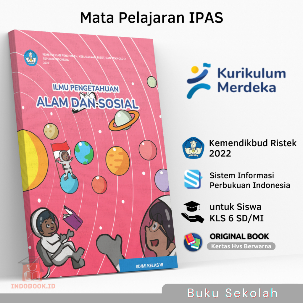 Jual Buku Ilmu Pengetahuan Alam Dan Sosial Siswa SD Kelas 6 Kurikulum ...