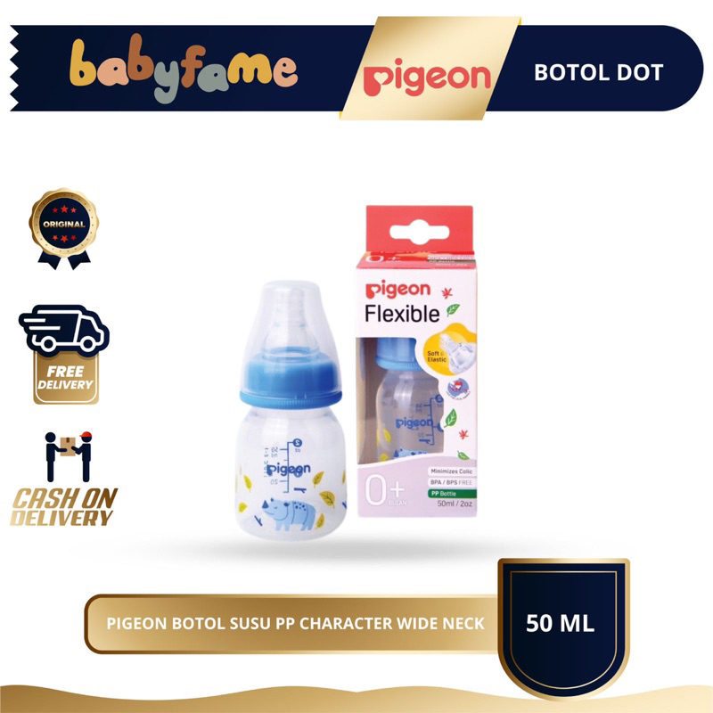 Jual PIGEON BOTOL FLEXIBLE 50ml | Shopee Indonesia