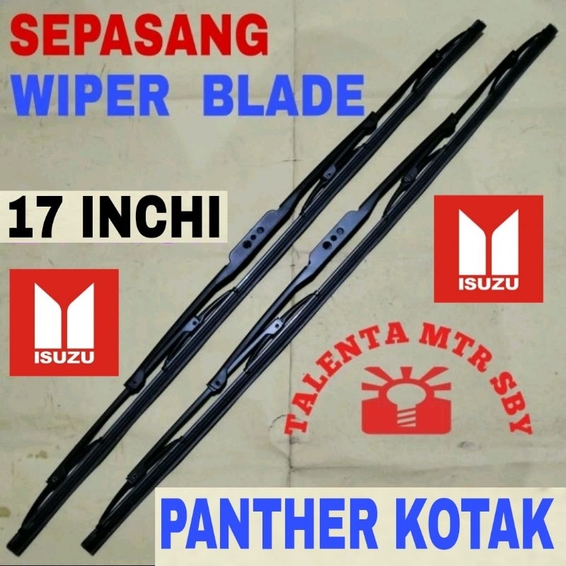 Jual Sepasang Wiper Blade Kaca Depan Isuzu Panther Lama Kotak Pick Up All Karet