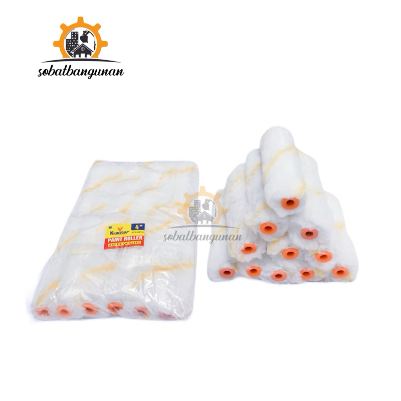 Jual ECER Bulu Kuas Roll 4” / Isi Kuas Roll Kecil / Refill Kuas Roll 4 ...