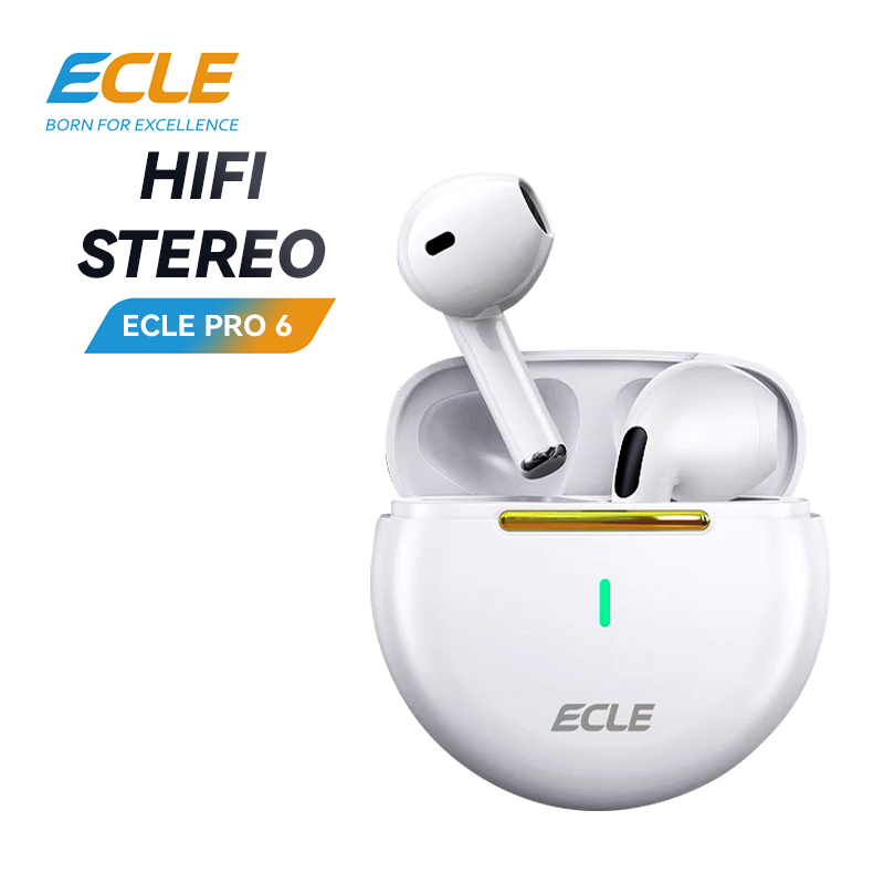 Jual Hot Ecle Pro Round Tws Earphone True Wireless Headset