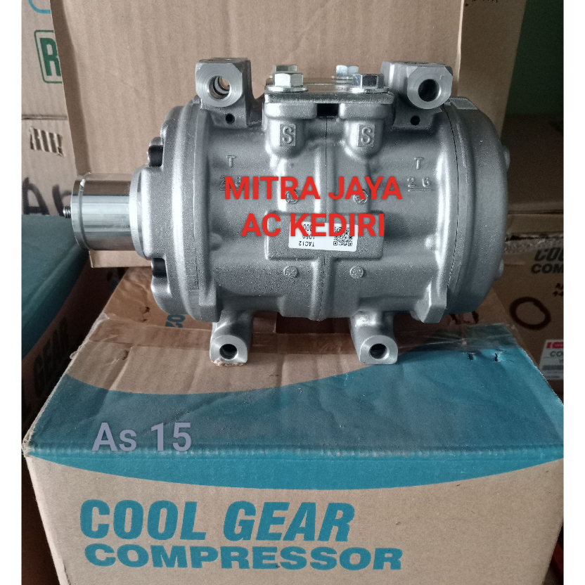Jual COMPRESOR AC MOBIL KOMPRESOR AS 15 COOL GEAR | Shopee Indonesia