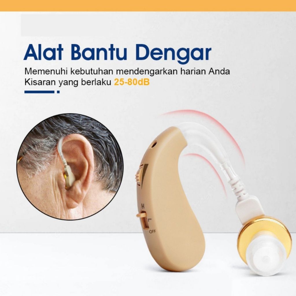 Jual Alat Bantu Pendengar Orang Tua Lansia Bisa Di Cas Charger Digital Hearing Aid Alat Bantu