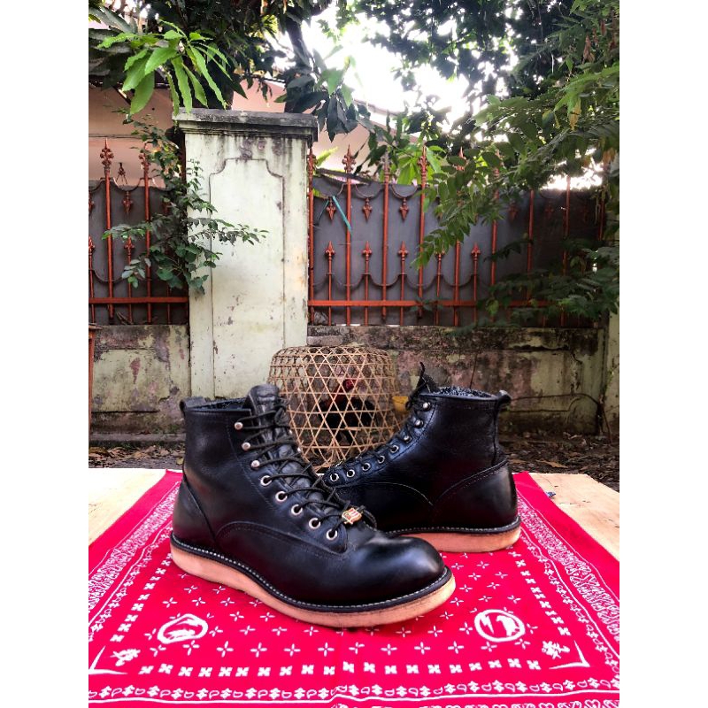 Jual Redwing 2913 Red wing Lineman black second | Shopee Indonesia