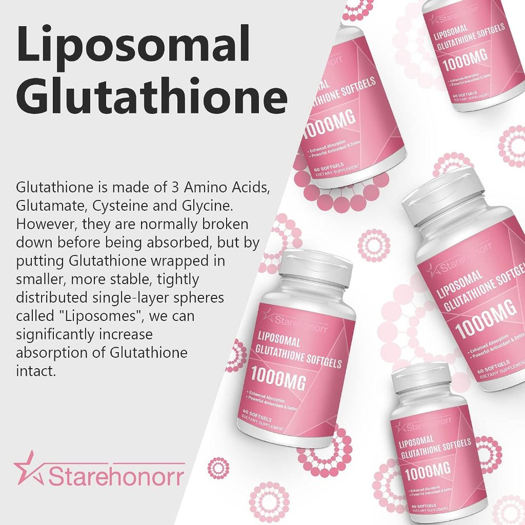 starhonor liposomal glutathione reviews Jual Starehonorr Liposomal Glutathione Vitamin C Hyaluronic Acid Anti Aging  Brighter Skin