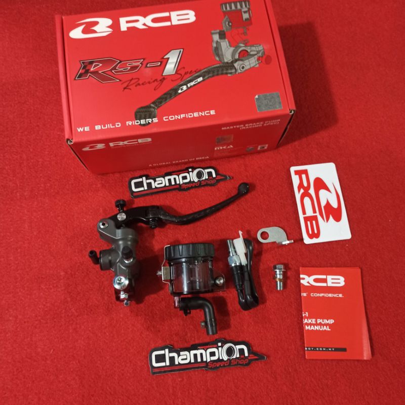 Jual Master Rem Kanan RCB Racing Boy RS-1 RS1 Carbon Racing Spec 14mm ...