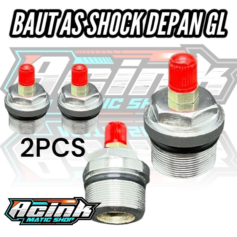 Jual Baut Mur Tutup As Shock Gl Pro Max Tutup As Shock Gl Pro Max Set Kanan Kiri Shopee Indonesia