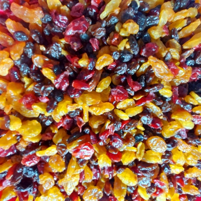 Jual Neo Craisin 1kg(Cranberry + Dark Raisin + Golden Raisin) Cemilan ...