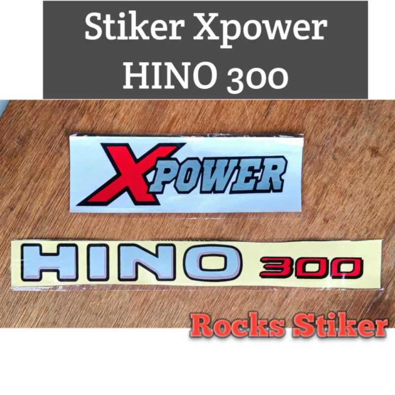 Jual Stiker Sticker mobil truk Hino 300 Xpower satu set / stiker truk ...