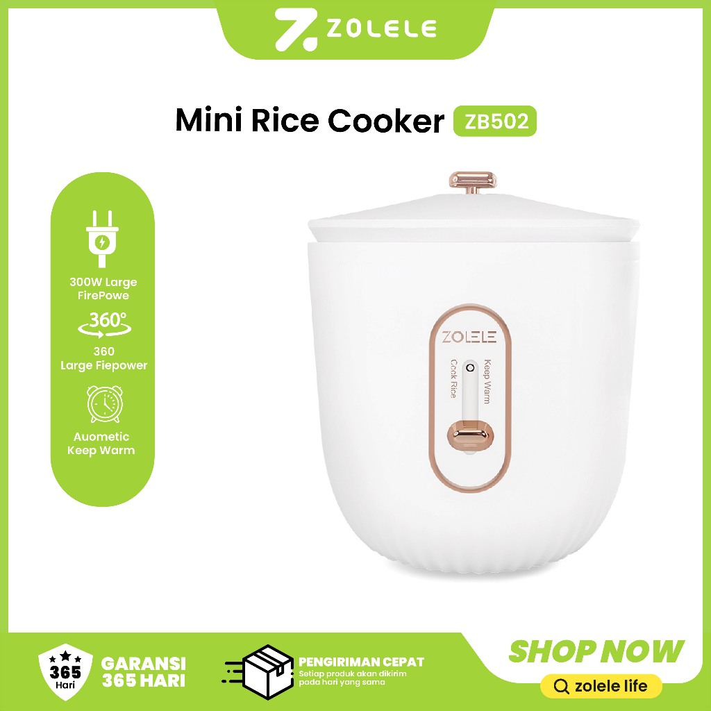 Soseki Multifungsi Rice Cooker Mini 15 Liter7 Menu Magic Com Minipe - Cream