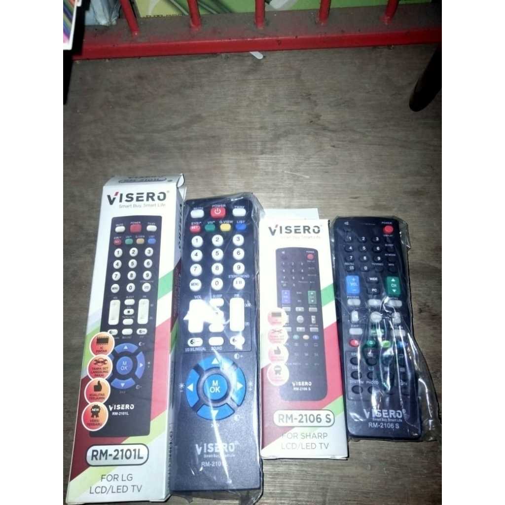 Jual VISERO REMOTE LCD LG (RM-2101L) & REMOTE LCD SHARP (RM-2106S ...