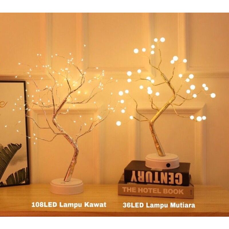 Jual Lampu Pohon LED Ranting Dekorasi Kamar Tidur Tamu Rumah Colokan ...