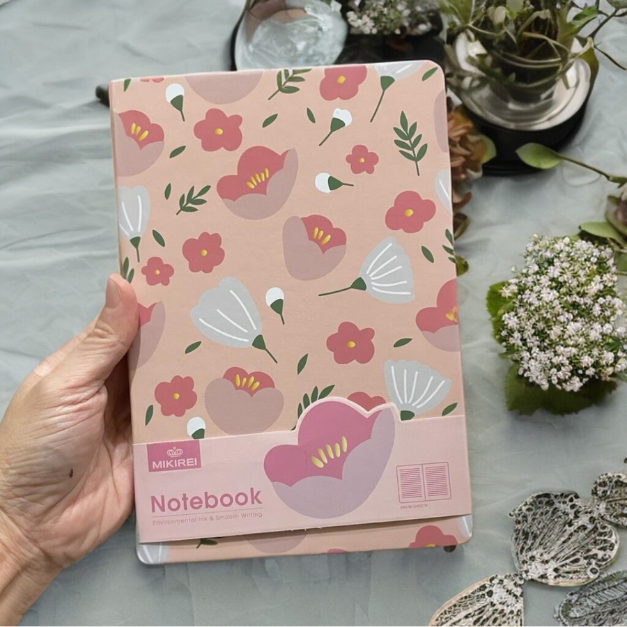 Jual MIKIREI Sunflower Tulip Hardcover Diary Buku Note Book Planner A5 ...