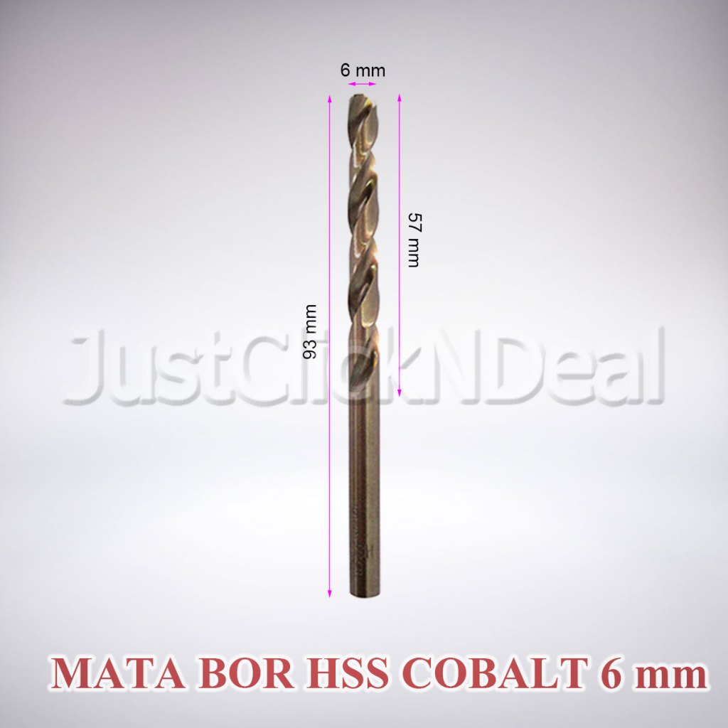 Jual Ryu Hss Cobalt Drill Bits Mm Mata Bor Besi Baja Stainless Shopee Indonesia