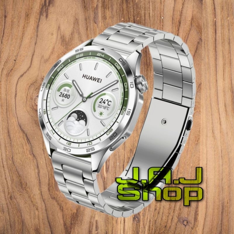 Jual STRAP TALI JAM STAINLESS STEEL RANTAI HUAWEI WATCH GT 4 GT4 46MM 3 ...