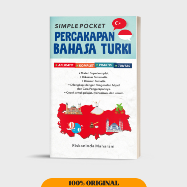 Jual BUKU BELAJAR BAHASA TURKI DASAR, SMARTBOOK BAHASA TURKI, SIMPLE