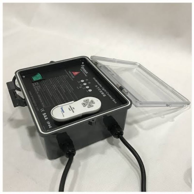 Jual UNDER WATER LIGHT CONTROL BOX WITH REMOTE EMAUX RGB | Shopee Indonesia