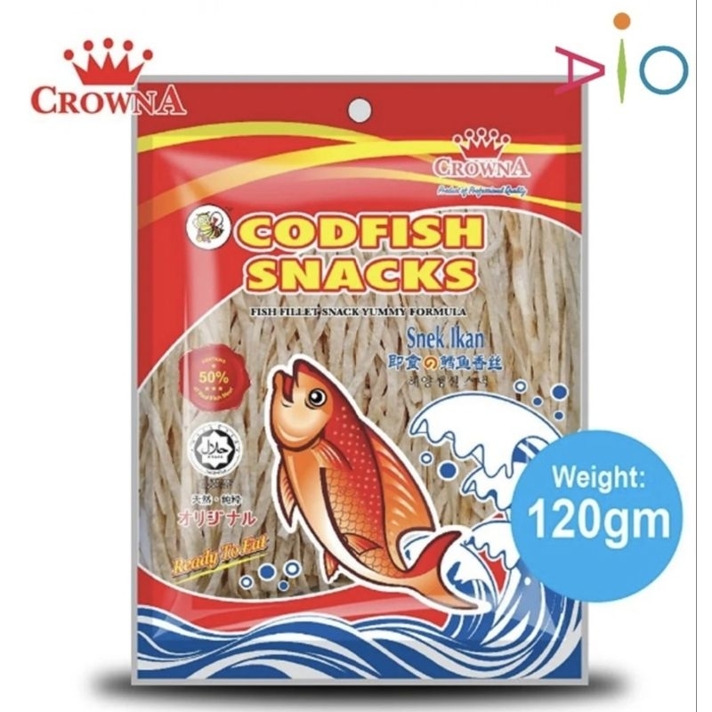 Jual Dahfa Snack Ikan Crowna Snek Ikan Dried Fish Fillet Juhi G