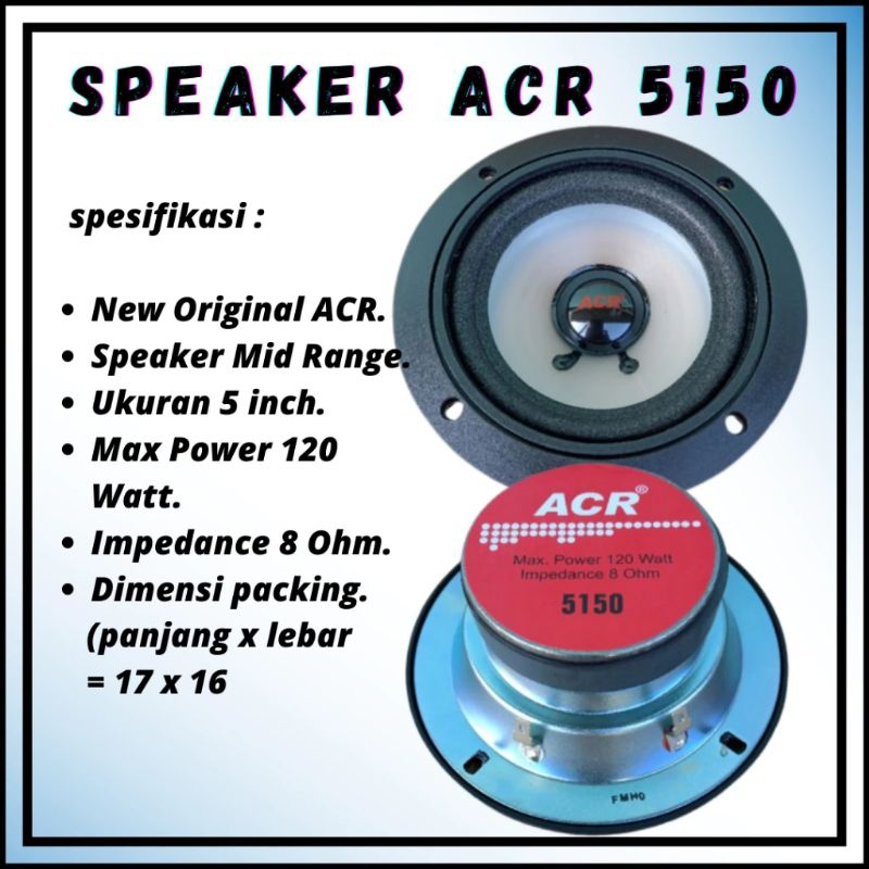 Speaker 2024 midrange acr