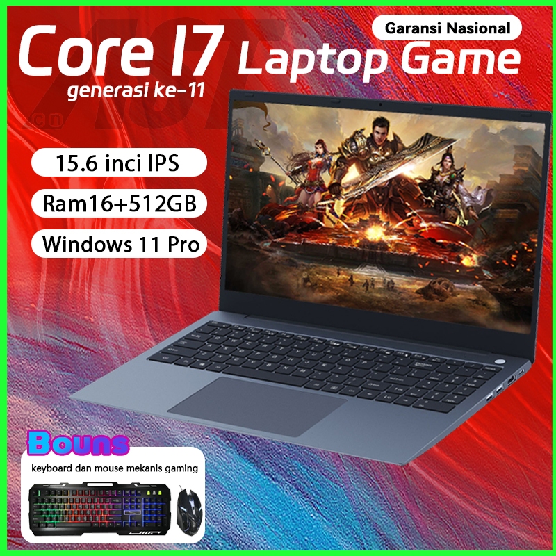 AST Laptop Intel HD Graphic Core i7-1185G7 ram 16+512gb ssd inti utas  Windows 11 Bisa GAME/CODE/EDIT