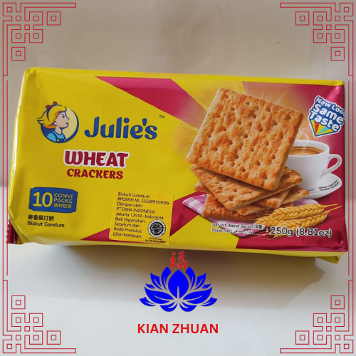 Jual Julie's Wheat Crackers 250g Shopee Indonesia