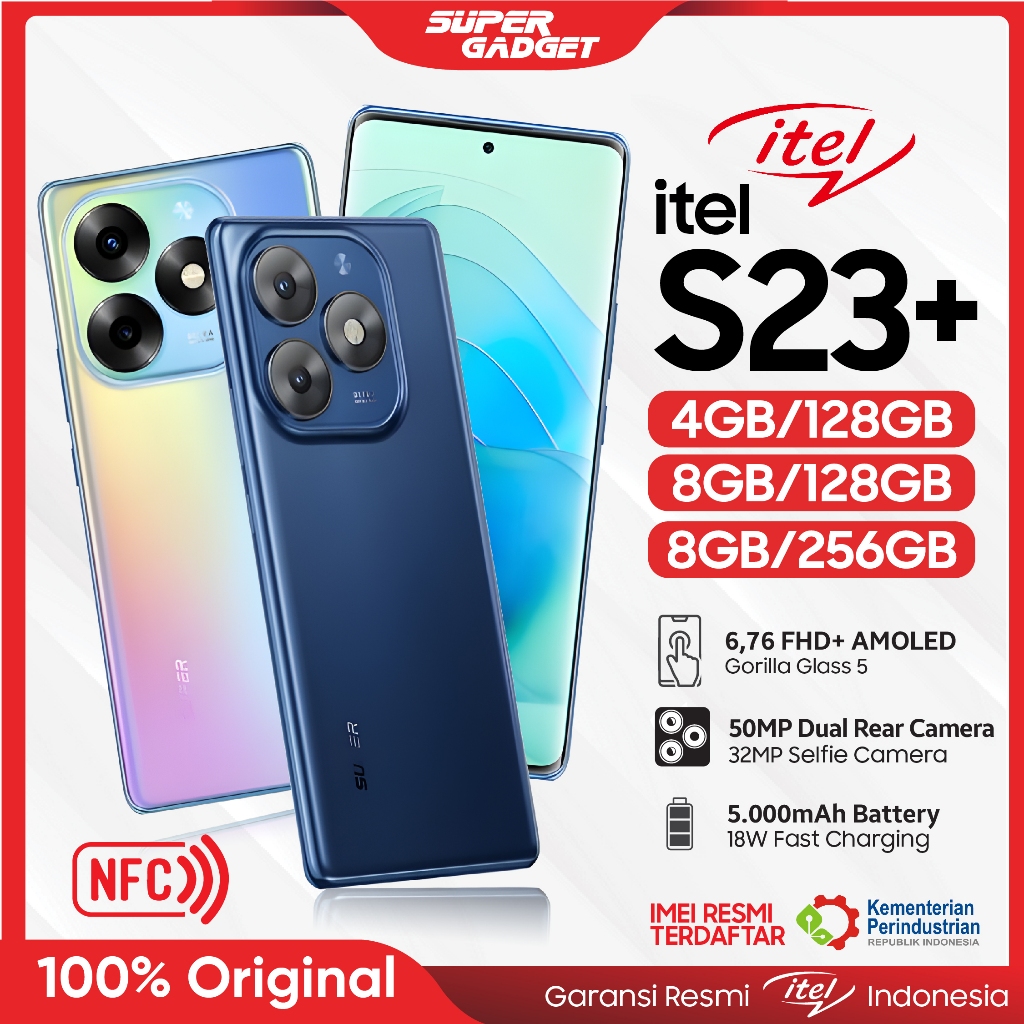 Jual Itel S23 S23+ 4/128 8/128 8/256 GB RAM 4 8 ROM 128 256 4GB 8GB ...