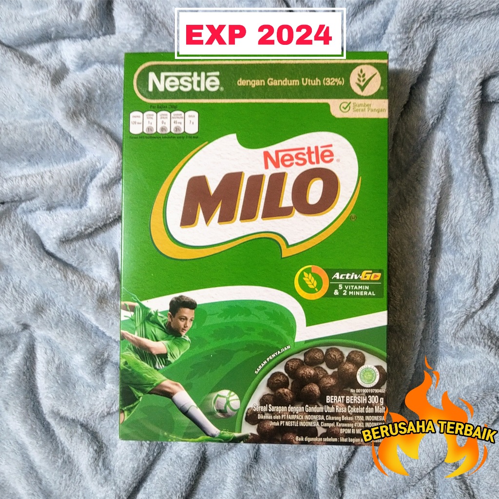 Jual Nestle Milo Cereal Box 300gr Shopee Indonesia