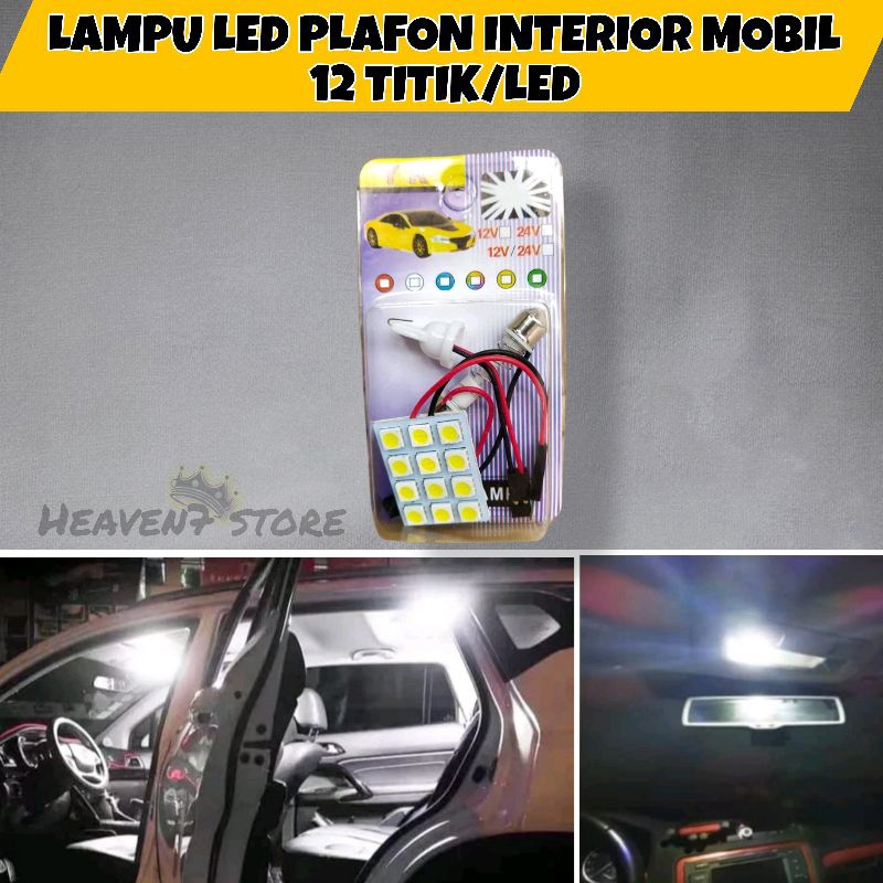 Jual Lampu Led Plafon Interior Mobil Titik Led Shopee Indonesia